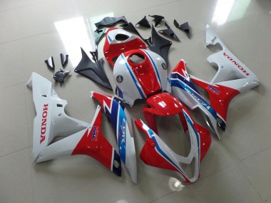Branco Vermelho Azul HRC Carenagem Moto Honda CBR 600RR 07-08
