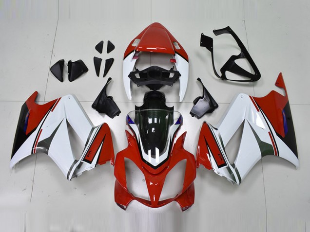 Branco Vermelho Carenagem Moto Honda VFR 800 02-13 Branco Vermelho Carenagem Moto Honda VFR 800 02-13