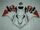 Branco Vermelho Carenagem Moto Yamaha R1 09-11 Branco Vermelho Carenagem Moto Yamaha R1 09-11
