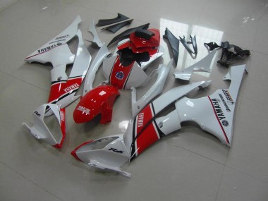 Branco Vermelho Estilo OEM Carenagem Moto Yamaha R6 08-16