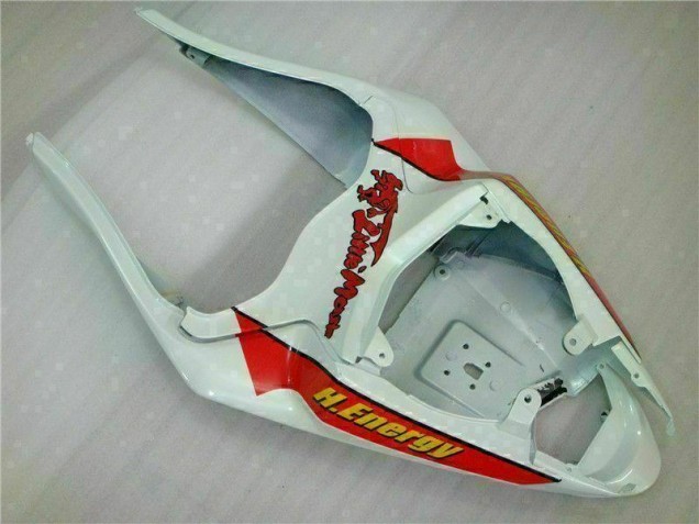 Branco Vermelho H. Energy Carenagem Moto Kawasaki ZX6R 09-12 Branco Vermelho H. Energy Carenagem Moto Kawasaki ZX6R 09-12