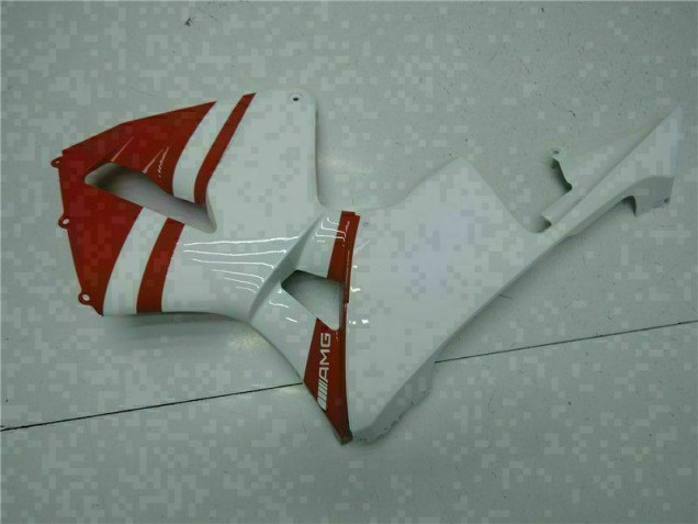 Branco Vermelho Kit Carenagem Moto Honda CBR 600RR 05-06 Branco Vermelho Kit Carenagem Moto Honda CBR 600RR 05-06