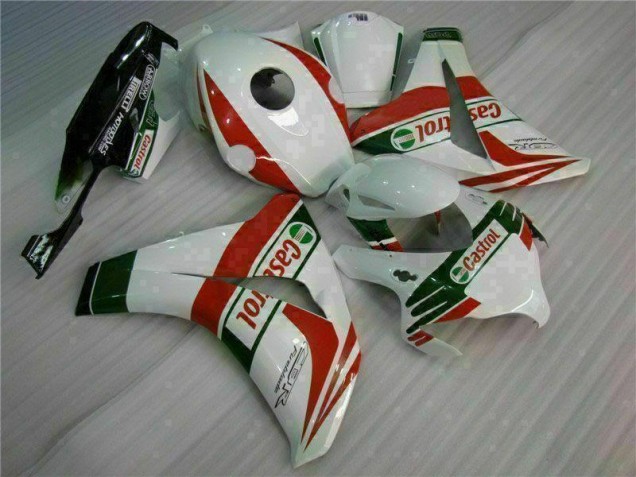 Branco Vermelho Moto Plásticos Honda CBR 1000RR 08-11 Branco Vermelho Moto Plásticos Honda CBR 1000RR 08-11