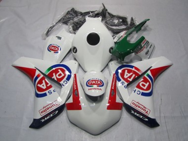 Branco Vermelho PATA Carenagem Moto Honda CBR 1000RR 08-11