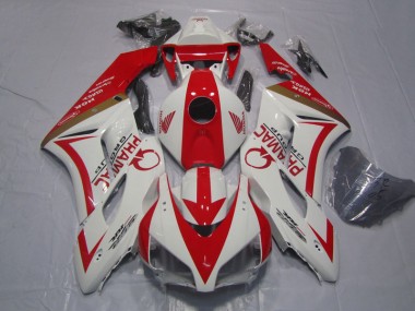 Branco Vermelho PRAMAC Carenagem Moto Honda CBR 1000RR 04-05