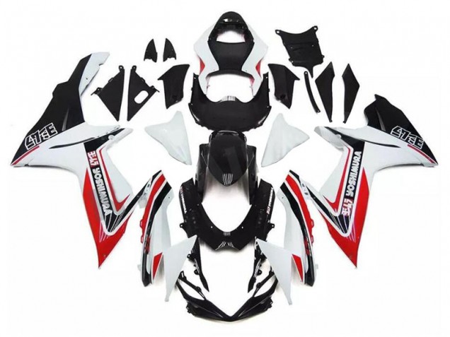 Branco Vermelho Preto Carenagem Moto Suzuki GSXR 600 / 750 K11 11-21 Branco Vermelho Preto Carenagem Moto Suzuki GSXR 600 / 750 K11 11-21