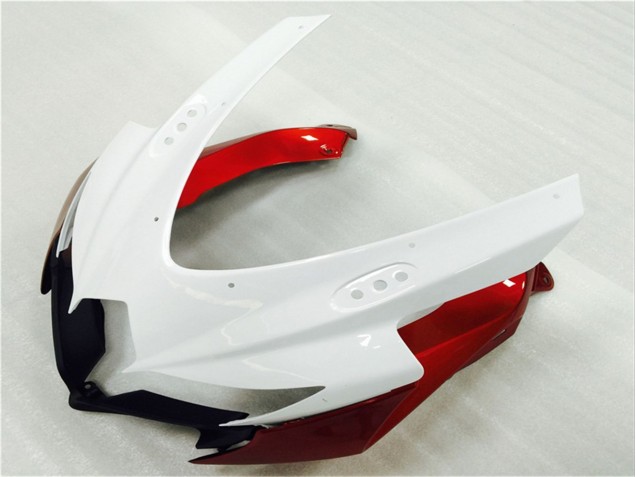 Branco Vermelho Preto Carenagem Moto Suzuki GSXR 600 / 750 K8 08-10 Branco Vermelho Preto Carenagem Moto Suzuki GSXR 600 / 750 K8 08-10