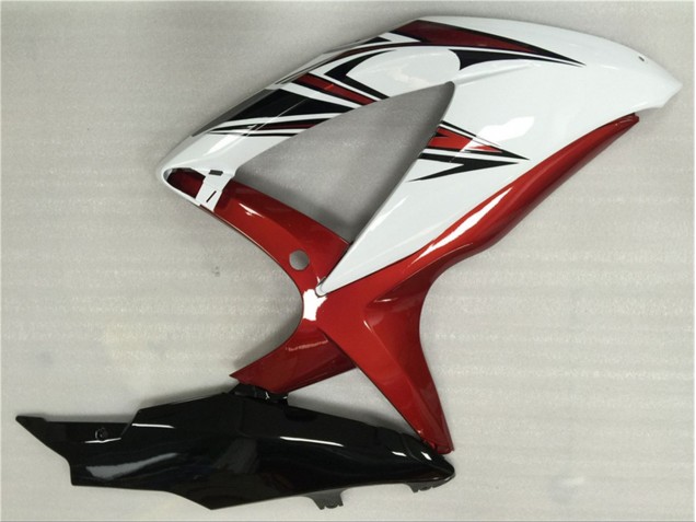 Branco Vermelho Preto Carenagem Moto Suzuki GSXR 600 / 750 K8 08-10 Branco Vermelho Preto Carenagem Moto Suzuki GSXR 600 / 750 K8 08-10