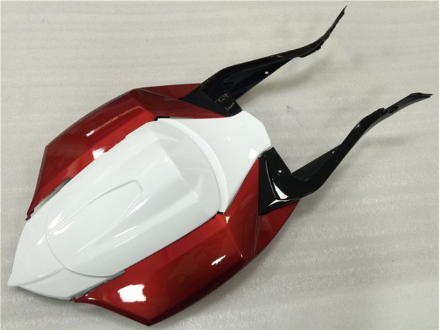 Branco Vermelho Preto Carenagem Moto Suzuki GSXR 600 / 750 K8 08-10 Branco Vermelho Preto Carenagem Moto Suzuki GSXR 600 / 750 K8 08-10