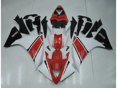 Branco Vermelho Preto Carenagem Moto Yamaha R1 12-14