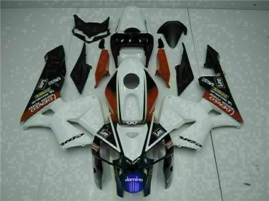 Branco Vermelho Preto Lee Carenagem Moto Honda CBR 600RR 05-06