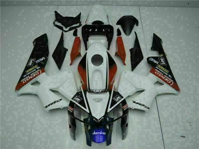 Branco Vermelho Preto Lee Carenagem Moto Honda CBR 600RR 05-06 Branco Vermelho Preto Lee Carenagem Moto Honda CBR 600RR 05-06