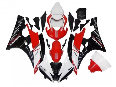 Branco Vermelho Preto Moto Plásticos Yamaha R6 06-07