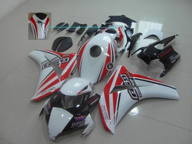 Branco Vermelho Rsd Carenagem Moto Honda CBR 1000RR 08-11