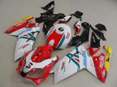 Branco Vermelho Verde Carenagem Moto Aprilia RS4 50 125 11-18