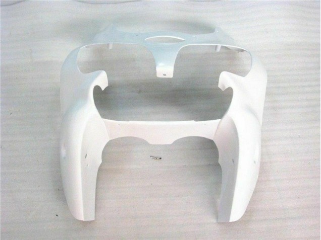Brilhante Branco Carenagem Moto Kawasaki ZX6R 00-02 Brilhante Branco Carenagem Moto Kawasaki ZX6R 00-02