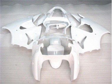 Brilhante Branco Carenagem Moto Kawasaki ZX6R 00-02