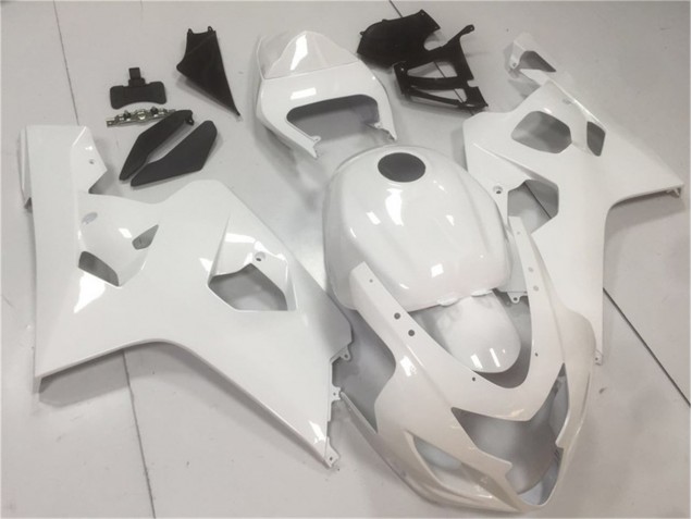 Brilhante Branco Carenagem Moto Suzuki GSXR 600 / 750 K4 04-05 Brilhante Branco Carenagem Moto Suzuki GSXR 600 / 750 K4 04-05