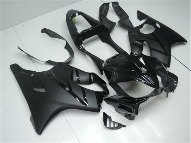 Brilhante Preto Fosco Carenagem Moto Honda CBR 600 F4i 01-03 Brilhante Preto Fosco Carenagem Moto Honda CBR 600 F4i 01-03