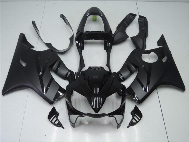 Brilhante Preto Fosco Carenagem Moto Honda CBR 600 F4i 01-03 Brilhante Preto Fosco Carenagem Moto Honda CBR 600 F4i 01-03