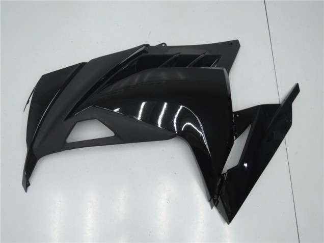 Brilhante Preto Fosco Carenagem Moto Kawasaki EX300 13-16