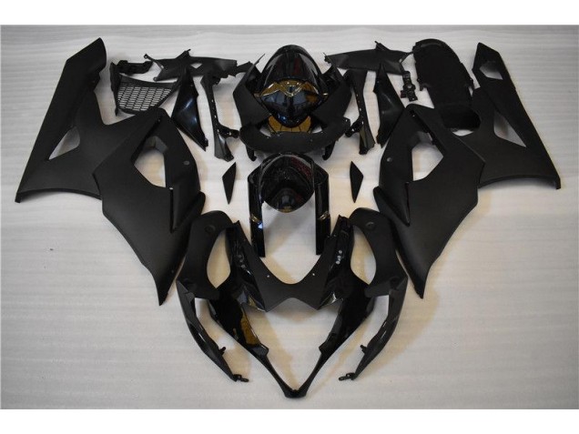 Brilhante Preto Fosco Carenagem Moto Suzuki GSXR 1000 K5 05-06 Brilhante Preto Fosco Carenagem Moto Suzuki GSXR 1000 K5 05-06