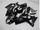 Brilhante Preto Fosco Carenagem Moto Suzuki GSXR 1000 K7 07-08 Brilhante Preto Fosco Carenagem Moto Suzuki GSXR 1000 K7 07-08