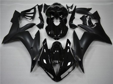 Brilhante Preto Fosco Carenagem Moto Yamaha R1 07-08