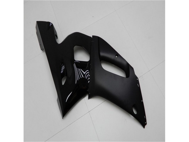 Brilhante Preto Fosco Carenagem Moto Yamaha R6 03-05 Brilhante Preto Fosco Carenagem Moto Yamaha R6 03-05
