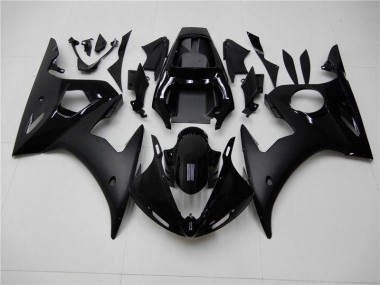 Brilhante Preto Fosco Carenagem Moto Yamaha R6 03-05