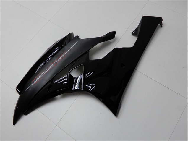 Brilhante Preto Fosco Carenagem Moto Yamaha R6 06-07 Brilhante Preto Fosco Carenagem Moto Yamaha R6 06-07