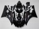 Brilhante Preto Fosco Carenagem Moto Yamaha R6 06-07 Brilhante Preto Fosco Carenagem Moto Yamaha R6 06-07