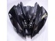 Brilhante Preto Fosco Carenagem Moto Yamaha R6 08-16 Brilhante Preto Fosco Carenagem Moto Yamaha R6 08-16
