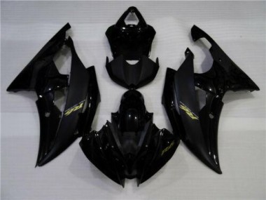 Brilhante Preto Fosco Carenagem Moto Yamaha R6 08-16