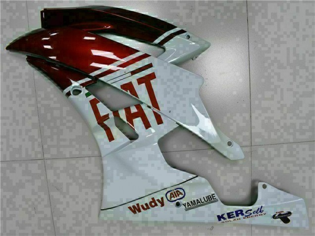 Castanho Branco Carenagem Moto Yamaha R6 06-07 Castanho Branco Carenagem Moto Yamaha R6 06-07