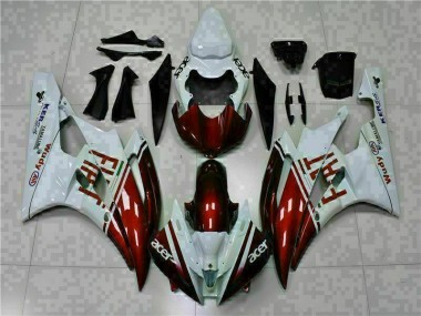 Castanho Branco Carenagem Moto Yamaha R6 06-07