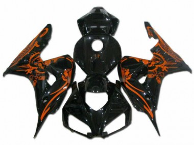 Castanho Preto Carenagem Moto Honda CBR 1000RR 06-07