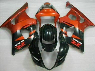 Castanho Preto Carenagem Moto Suzuki GSXR 1000 K3 03-04
