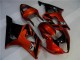 Castanho Preto Injeção Kit Carenagem Suzuki GSXR 1000 K3 03-04 Castanho Preto Injeção Kit Carenagem Suzuki GSXR 1000 K3 03-04