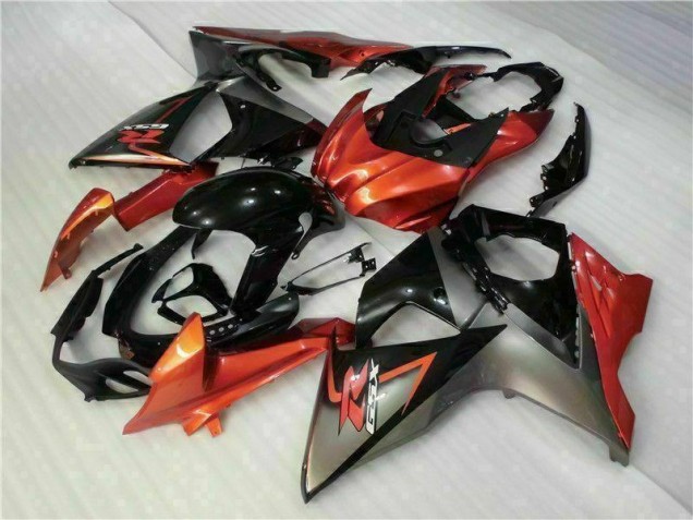 Castanho Preto Kit Carenagem Moto Suzuki GSXR 1000 K9 09-16 Castanho Preto Kit Carenagem Moto Suzuki GSXR 1000 K9 09-16