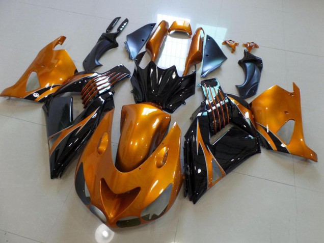 Castanho & Preto No Adesivo Carenagem Moto Kawasaki ZX14R ZZR 1400 06-11 Castanho & Preto No Adesivo Carenagem Moto Kawasaki ZX14R ZZR 1400 06-11