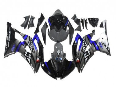 Cinzento Azul Tubarão Carenagem Moto Yamaha R1 09-11