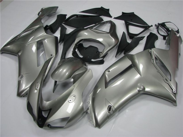 Cinzento Carenagem Moto Kawasaki ZX6R 07-08