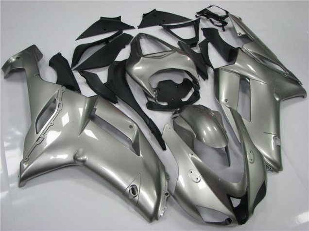 Cinzento Carenagem Moto Kawasaki ZX6R 07-08