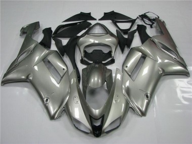 Cinzento Carenagem Moto Kawasaki ZX6R 07-08