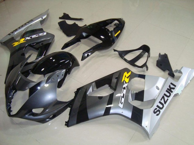 Cinzento Prata Carenagem Moto Suzuki GSXR 1000 K3 03-04 Cinzento Prata Carenagem Moto Suzuki GSXR 1000 K3 03-04