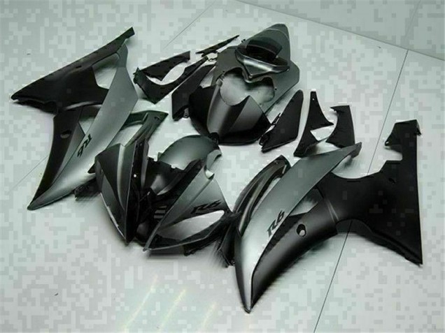 Cinzento Preto Abs Carenagem Moto Yamaha R6 08-16 Cinzento Preto Abs Carenagem Moto Yamaha R6 08-16
