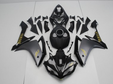 Cinzento Preto Carenagem Moto Yamaha R1 07-08