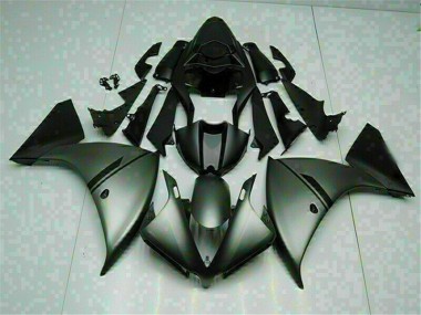 Cinzento Preto Carenagem Moto Yamaha R1 12-14
