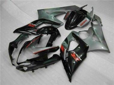 Cinzento Preto Carenagem & Plástico Moto Suzuki GSXR 1000 K5 05-06